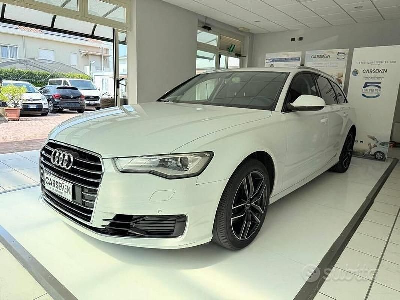 Bianco Usata 2015 Audi A6 Station wagon | 11.900 € (Super prezzo) - Immagine 1/4