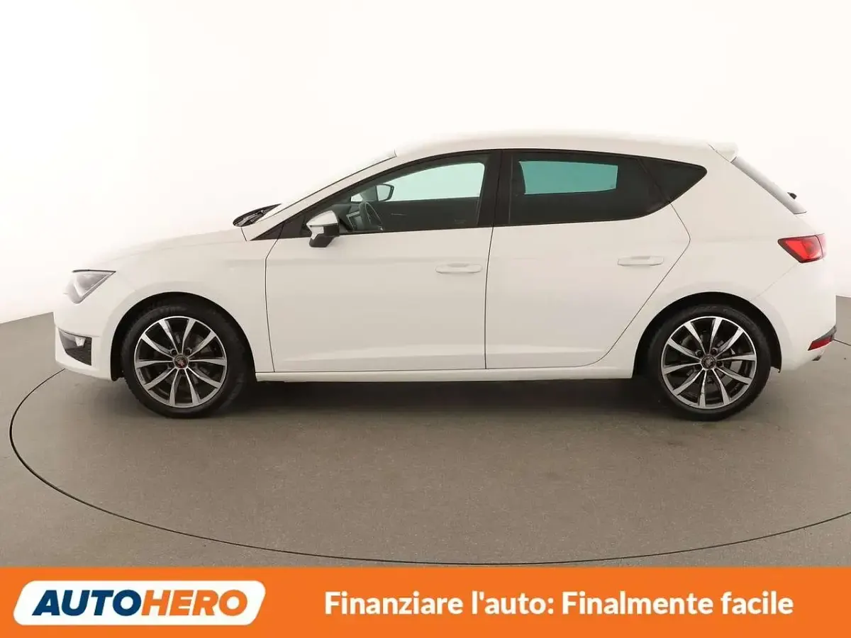 Usata Seat Leon FR 150 CV (110 kW) 2015 Bianco Berlina