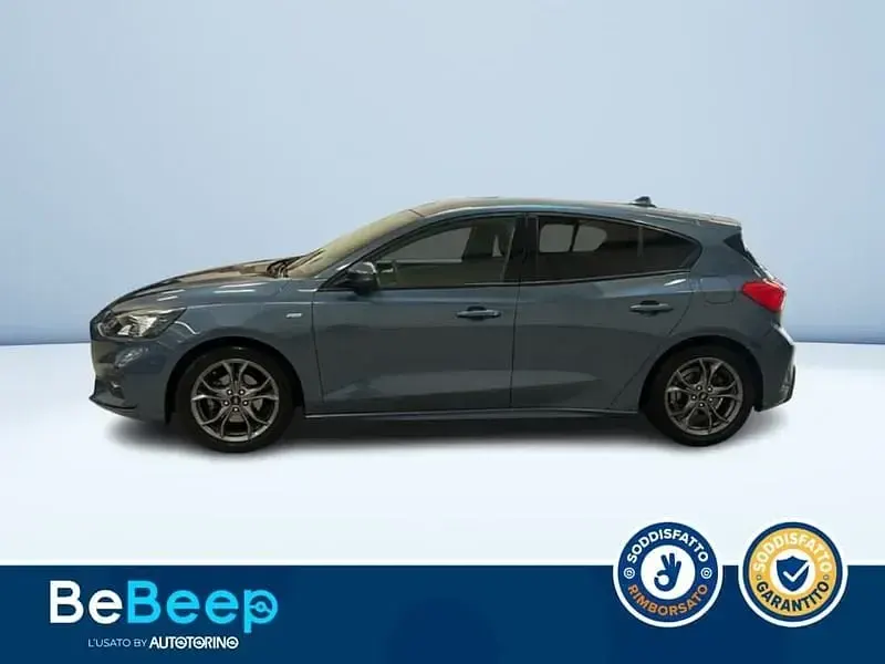 Usata Ford Focus ST-Line 125 CV (91 kW) 2020 Blu metallizzato Berlina