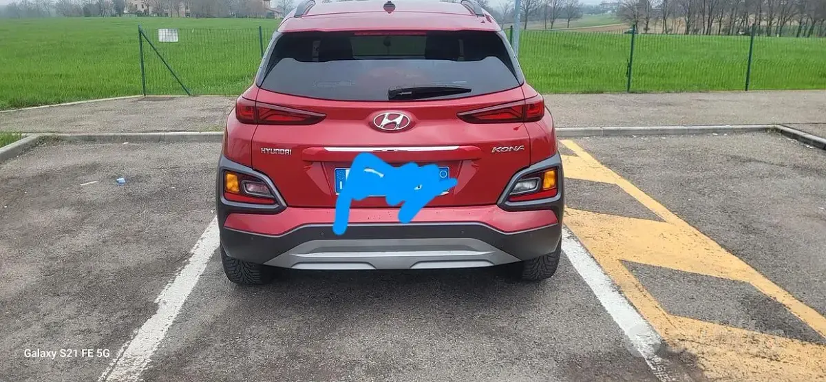 Usata Hyundai Kona 116 CV (85 kW) 2019 Rosso SUV