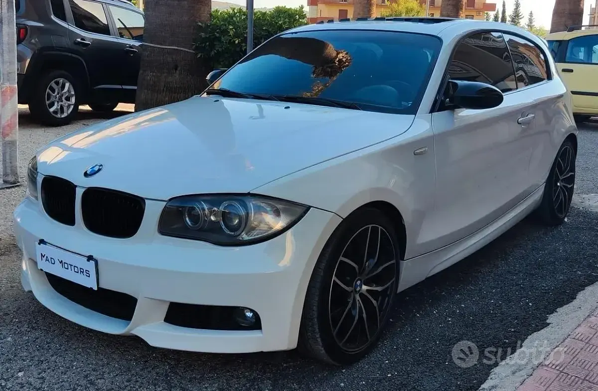 Usata BMW 123 M Sport 204 CV (150 kW) 2009 Bianco Utilitaria