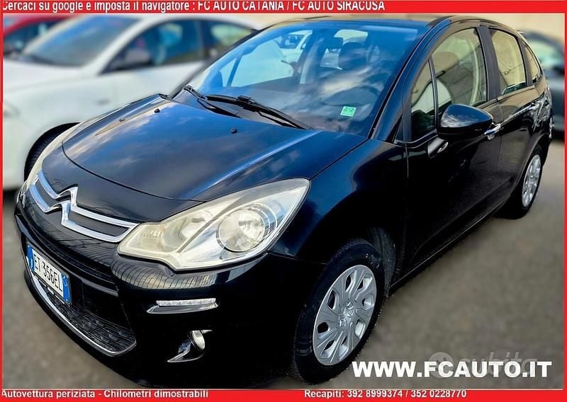 Usata Citroën C3 Exclusive 82 CV (60 kW) 2013 Nero Berlina