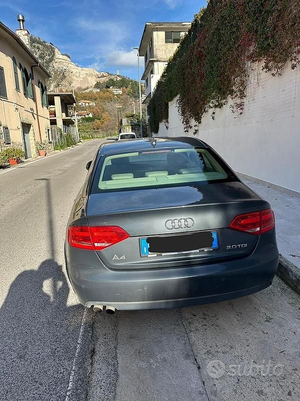 Usata Audi A4 Advanced Plus 143 CV (105 kW) 2009 Grigio Berlina