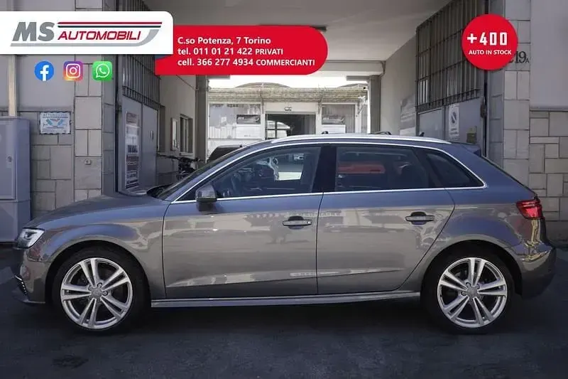 Usata Audi A3 Sportback 150 CV (110 kW) 2020 Grigio Utilitaria