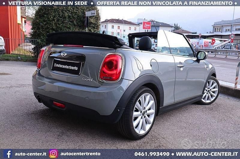 Usata Mini Cooper Cabriolet 136 CV (100 kW) 2018 Grigio Cabrio