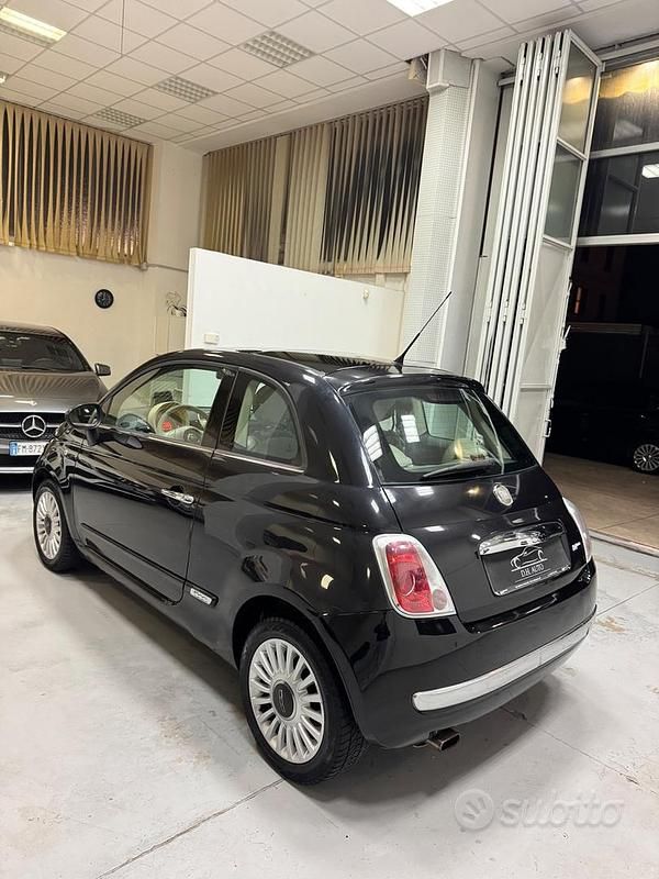 Usata Fiat 500 Lounge 69 CV (50 kW) 2010 Nero Berlina