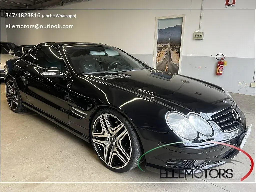 Gebraucht Mercedes SL500 AMG 306 PS (225 kW) 2002 Schwarz Cabrio
