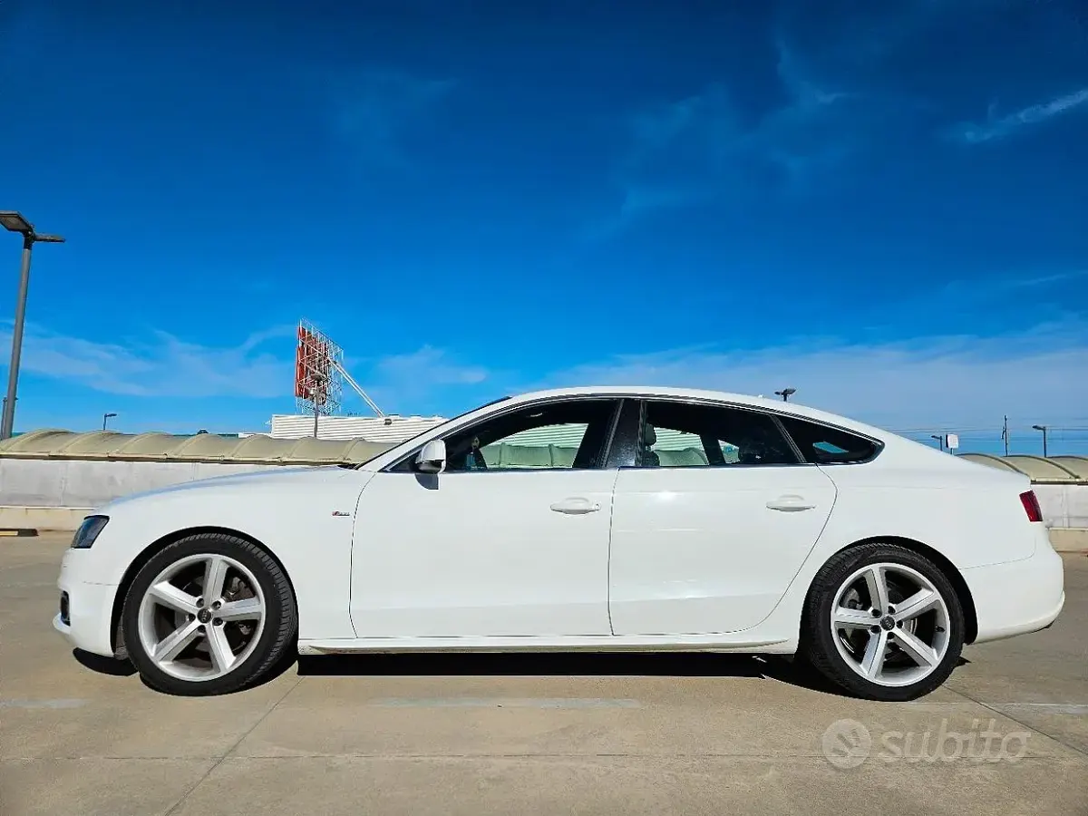 Usata Audi A5 Sportback S-Line 239 CV (175 kW) 2010 Bianco Utilitaria