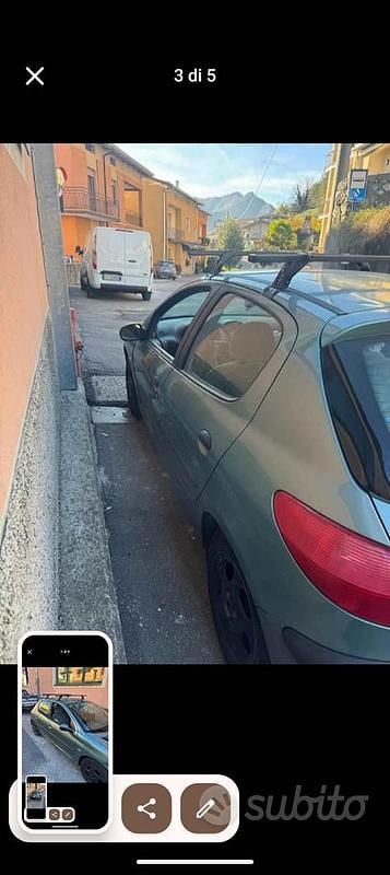 Usata Peugeot 206 1999 Verde Utilitaria