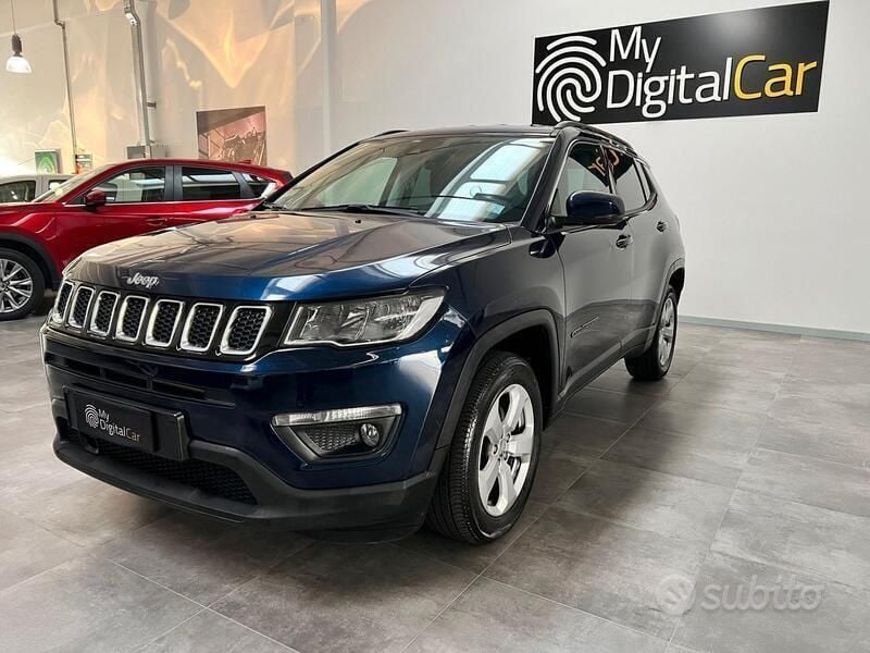 Usata Jeep Compass Longitude 120 CV (88 kW) 2018 Blu SUV