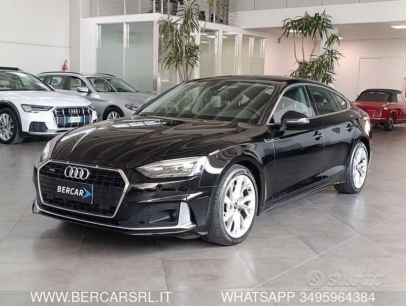 Usata Audi A5 Sportback Advanced 204 CV (150 kW) 2022 Nero Utilitaria