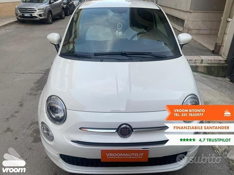 Usata Fiat 500 Club 69 CV (50 kW) 2022 Bianco pastello Utilitaria