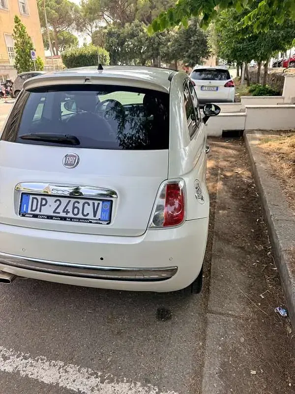 Usata Fiat 500 Pop 75 CV (55 kW) 2008 Bianco Utilitaria