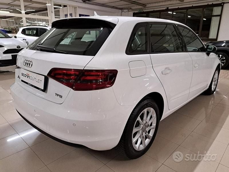 Usata Audi A3 Business 110 CV (80 kW) 2016 Bianco Berlina