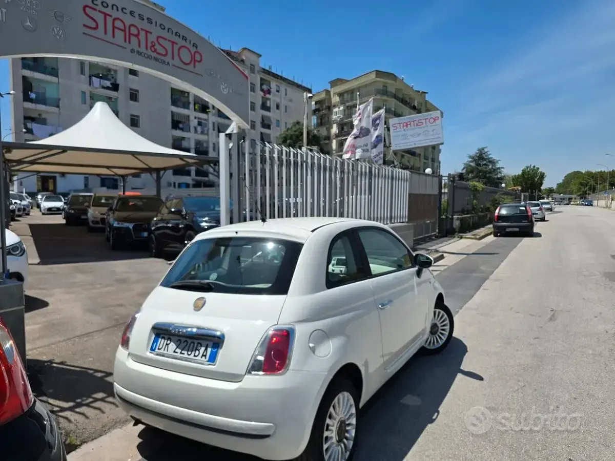 Usata Fiat 500 Lounge 75 CV (55 kW) 2008 Bianco Berlina