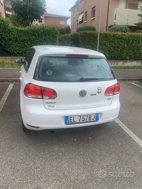 Usata VW Golf VII 115 CV (84 kW) 2012 Bianco Berlina