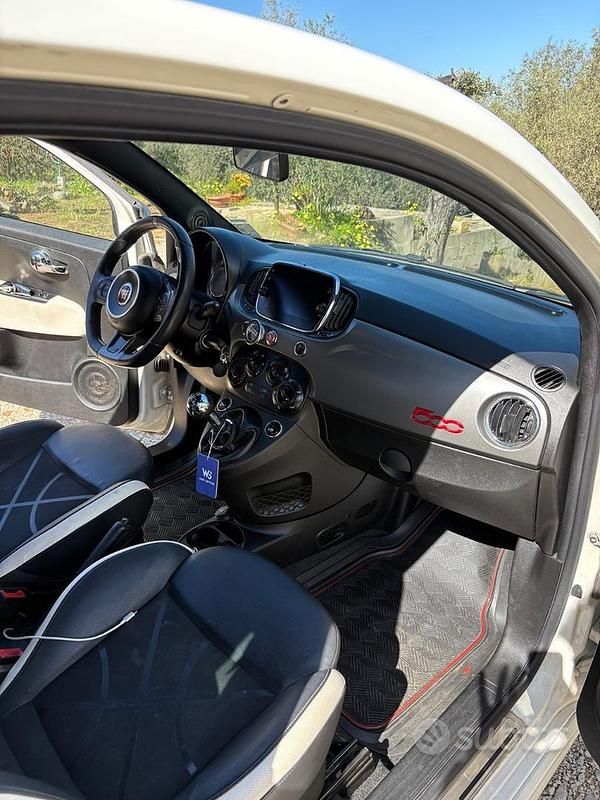 Usata Fiat 500S 95 CV (69 kW) 2017 Bianco Utilitaria