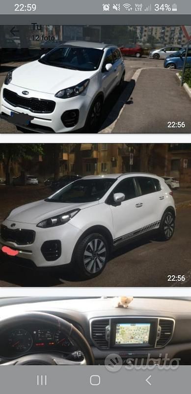 Usata Kia Sportage 2017 Bianco SUV