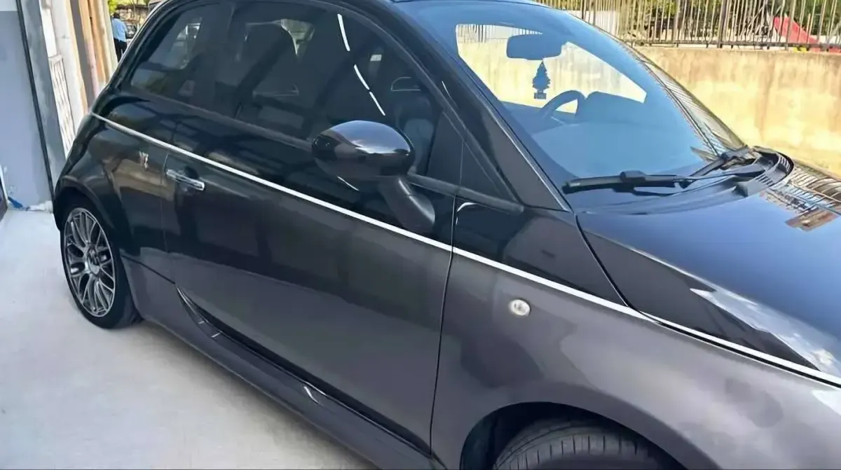 Usata Abarth 595 Custom 135 CV (99 kW) 2015 Nero Utilitaria