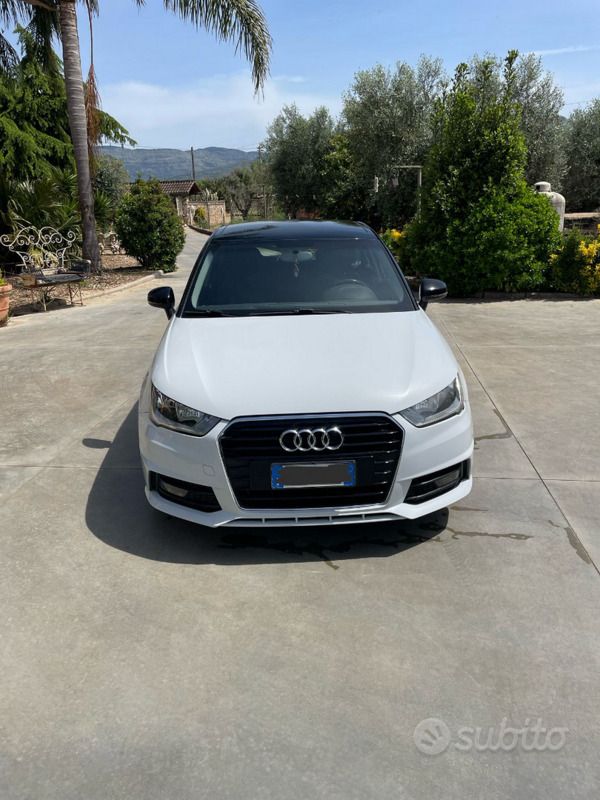 Usata Audi A1 S-Line 90 CV (66 kW) 2015 Bianco Utilitaria