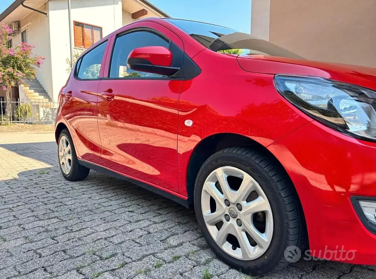 Usata Opel Karl 75 CV (55 kW) 2016 Rosso Utilitaria