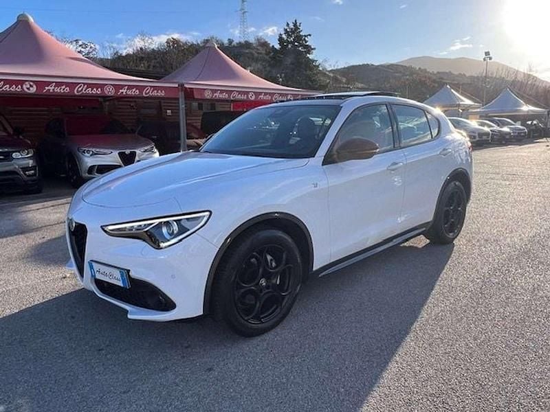 Bianco Usata 2022 Alfa Romeo Stelvio Ti SUV | 26.700 € (Super prezzo) - Immagine 1/4