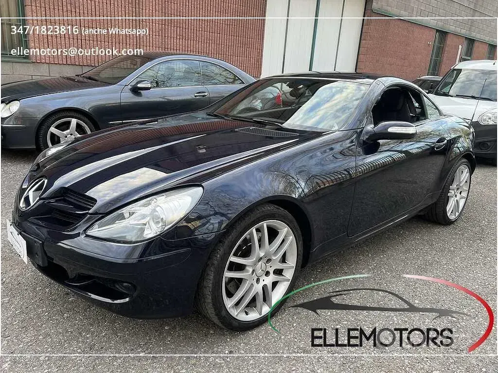 Usata Mercedes SLK280 231 CV (169 kW) 2007 Blu Cabrio