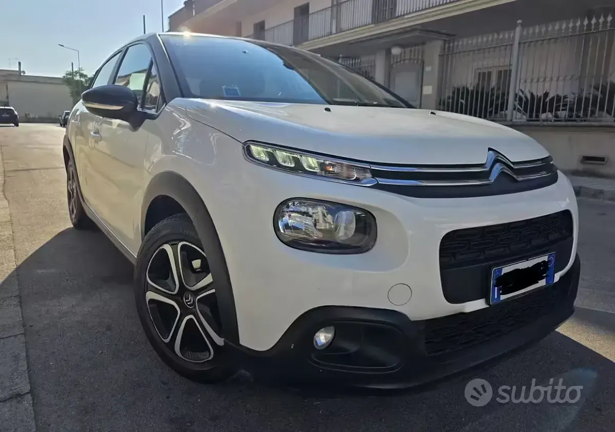 Usata Citroën C3 75 CV (55 kW) 2018 Bianco Utilitaria