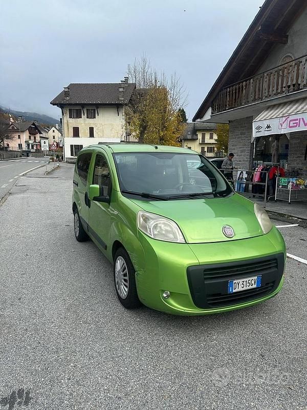Usata Fiat Qubo Trekking 75 CV (55 kW) 2009 Verde Monovolume
