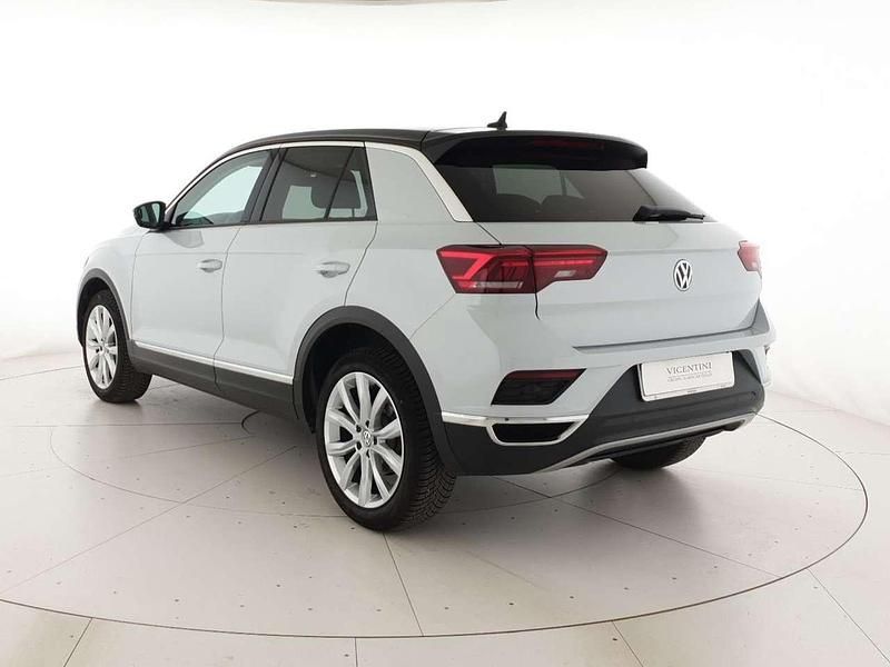 Usata VW T-Roc Advance 150 CV (110 kW) 2020 White silver metallizzato nero SUV