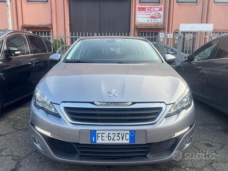 Usata Peugeot 308 Business-Line 99 CV (72 kW) 2016 Grigio Berlina