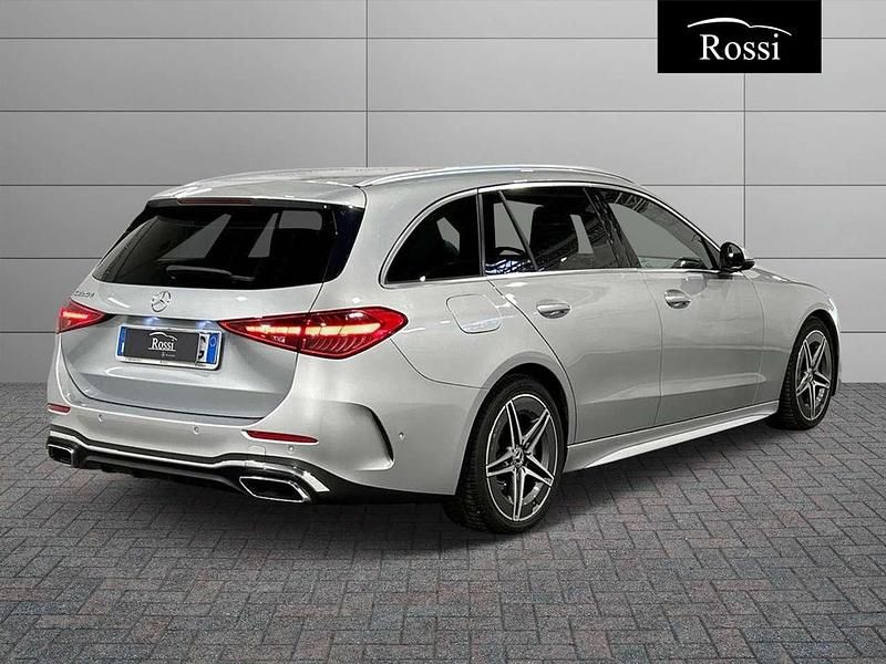 Usata Mercedes C220 Premium 200 CV (147 kW) 2021 Grigio chiaro metallizzato Station wagon