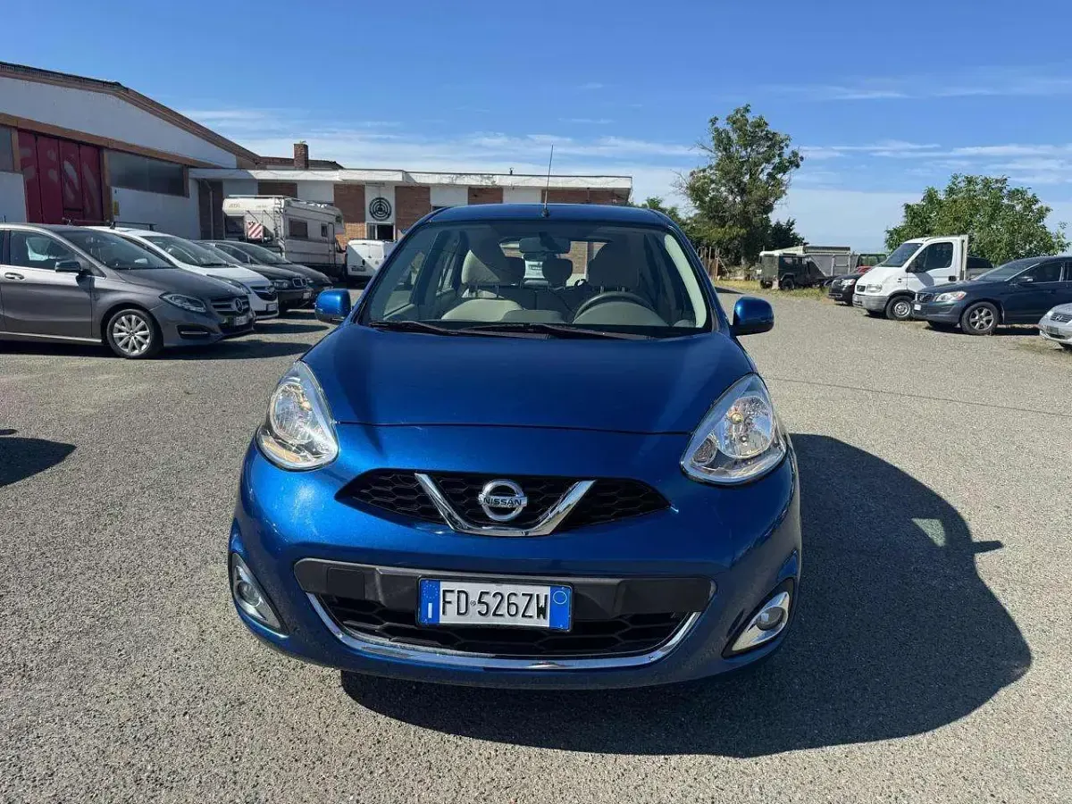 Usata Nissan Micra Tekna 80 CV (58 kW) 2016 Blu Utilitaria