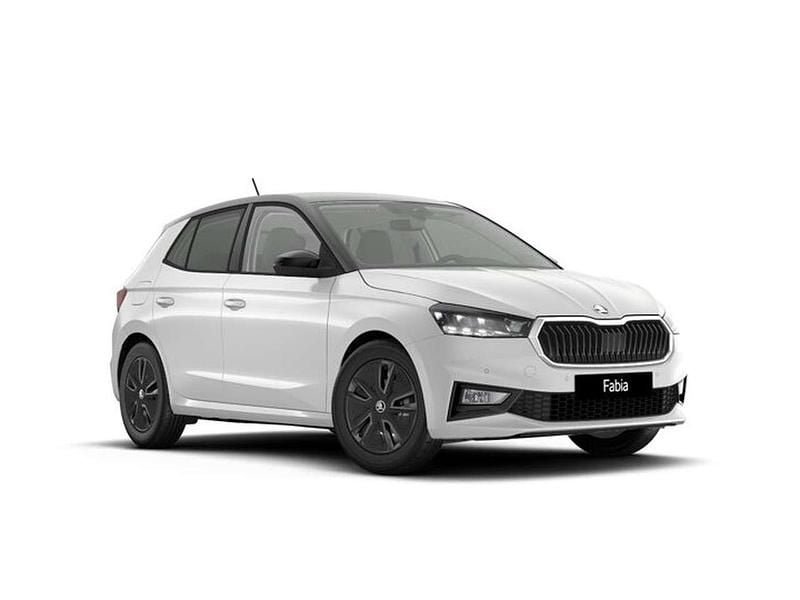 Nuova Skoda Fabia 95 CV (69 kW) 2026 Bianco luna metallizzato nero Utilitaria