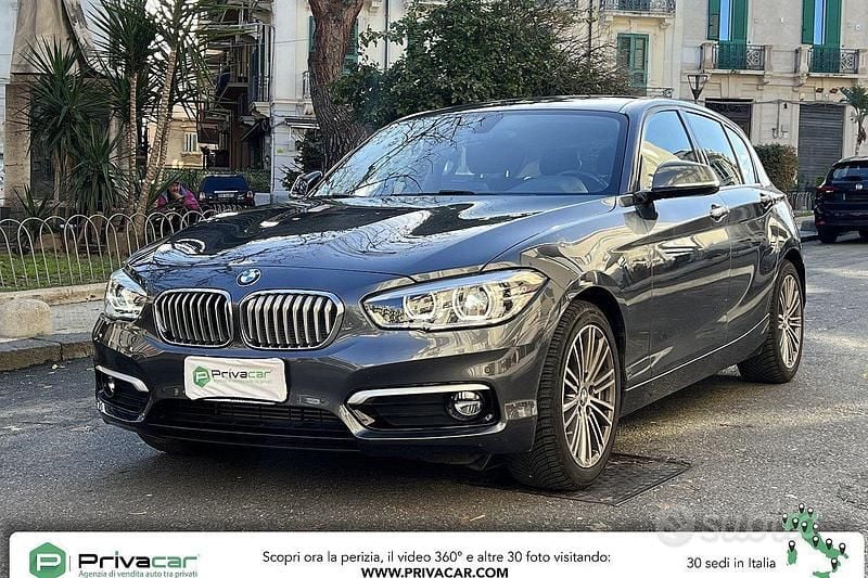 Usata BMW 116 Sport Line 116 CV (85 kW) 2019 Grigio Utilitaria