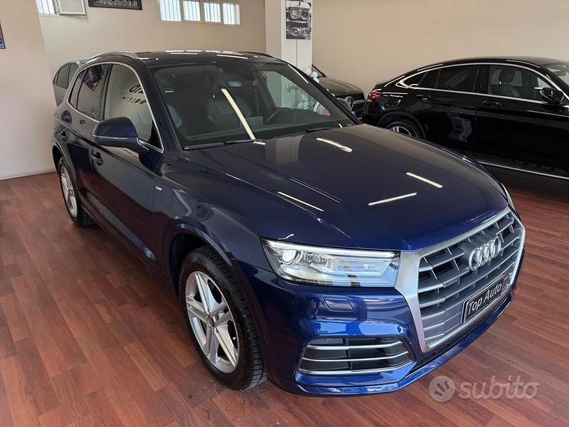 Usata Audi Q5 S-Line 190 CV (139 kW) 2019 Blu SUV