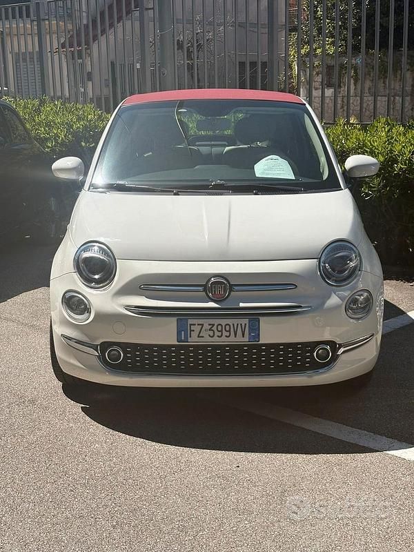 Usata Fiat 500C Dolcevita 69 CV (50 kW) 2020 Bianco Cabrio