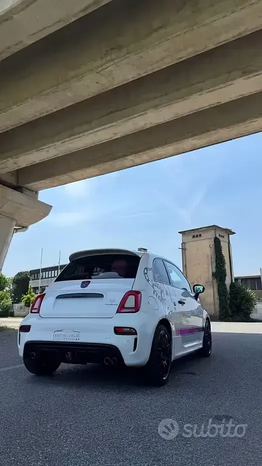 Usata Abarth 595 Competizione 180 CV (132 kW) 2018 Bianco Berlina