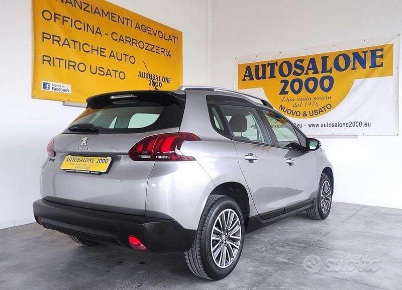 Usata Peugeot 2008 Allure 82 CV (60 kW) 2018 Grigio SUV