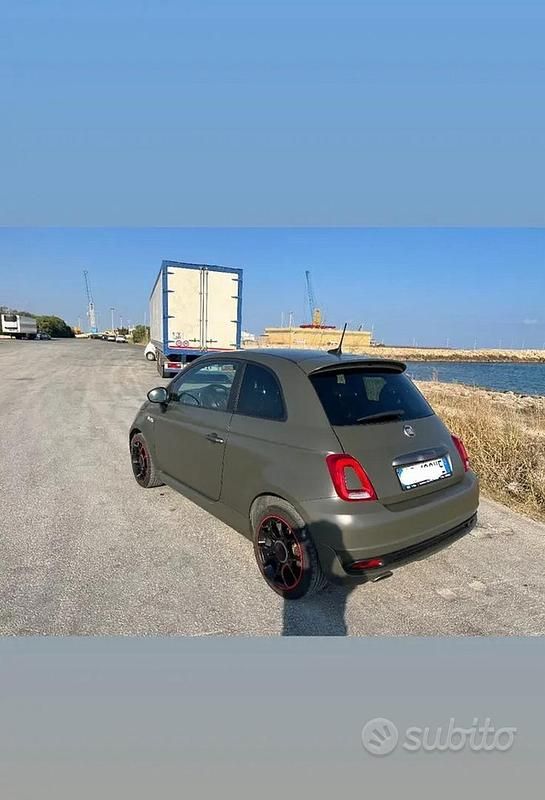 Usata Fiat 500 105 CV (77 kW) 2018 Verde Coupé