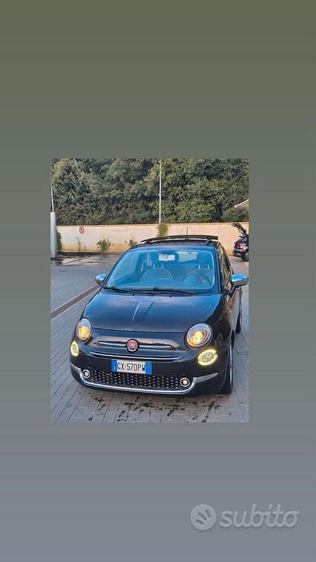 Usata Fiat 500 95 CV (69 kW) 2017 Nero Berlina