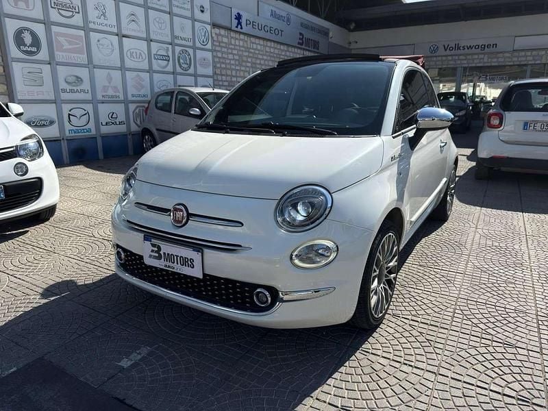Usata Fiat 500C Lounge 69 CV (50 kW) 2020 Bianco Cabrio
