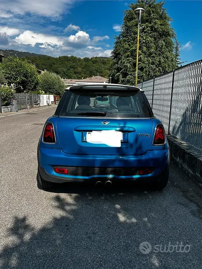 Usata Mini Cooper S 175 CV (128 kW) 2009 Bluazzurro Utilitaria