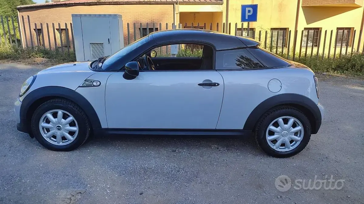 Usata Mini Cooper Coupé 123 CV (90 kW) 2014 Bianco Coupé