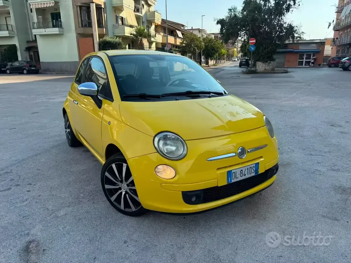 Usata Fiat 500 Sport 75 CV (55 kW) 2008 Giallo Berlina