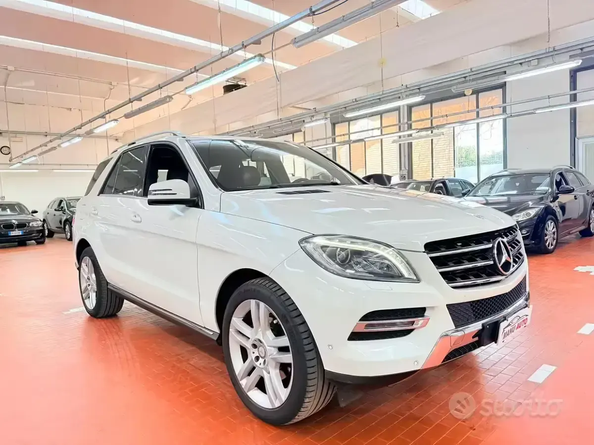 Usata Mercedes ML250 Premium 204 CV (150 kW) 2013 Bianco SUV