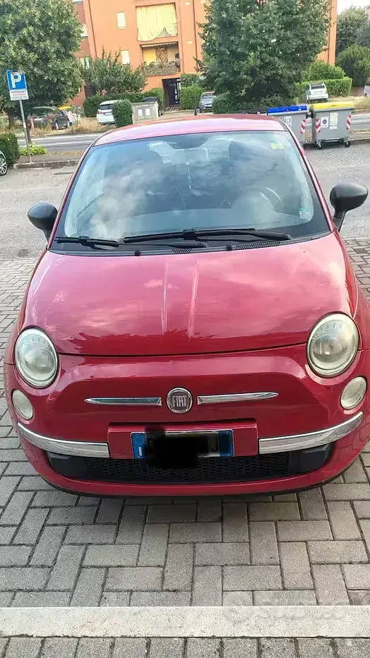 Usata Fiat 500 Pop 2007 Rosso Utilitaria