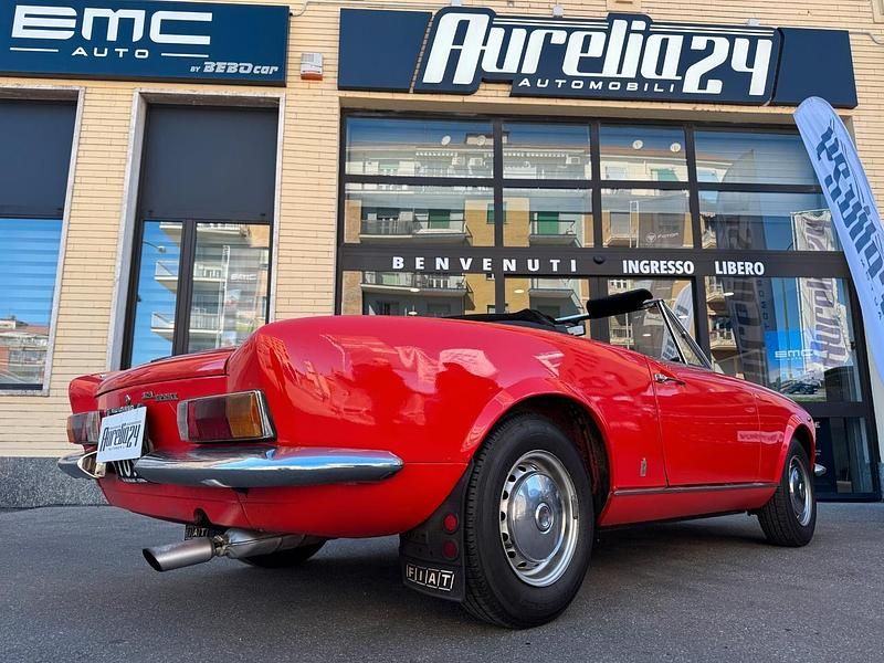 Usata Fiat 124 Spider Abarth 88 CV (64 kW) 1972 Rosso Cabrio