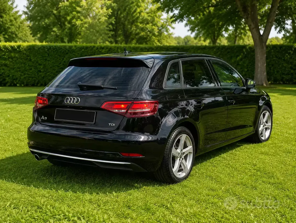 Usata Audi A3 Sportback Sport 116 CV (85 kW) 2018 Nero Utilitaria