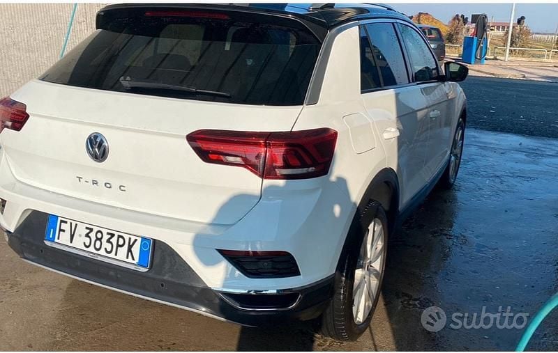 Usata VW T-Roc Advance 150 CV (110 kW) 2019 Bianco SUV